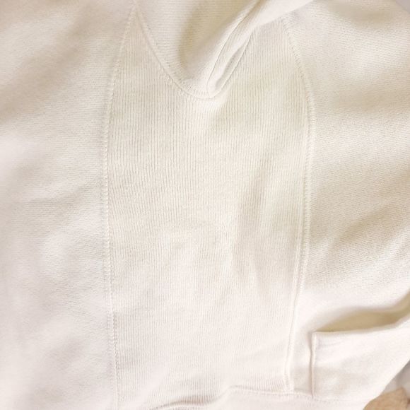 Champion Vintage white reverse weave hooded sweatshirt hoodie script logo small - Picture 14 of 16